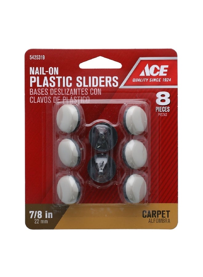 آيس طقم منزلق بلاستيكي مكون من 8 قطع أبيض أوف وايت 22 ملم 9469 - Image 3