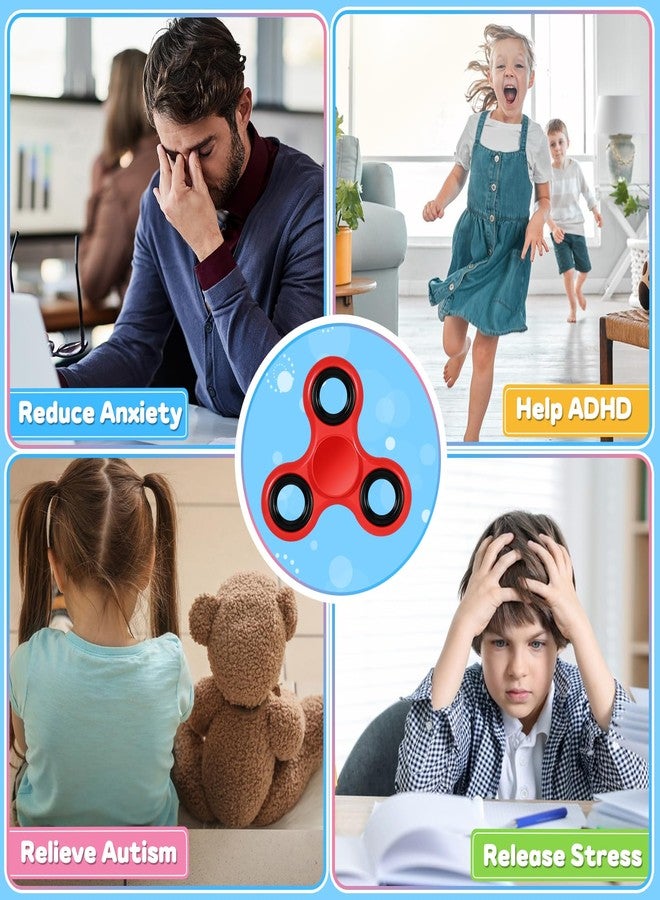 Gigilli 24 Pack Fidget Spinners Bulk for Kids Adults, Stress Relief Sensory Fidget Toys, Treasure Box Toys Classroom Prizes, Party Favors for Kids 4-8-12, Hand Spinners Fidgets for ADHD Anxiety Autism - Image 3