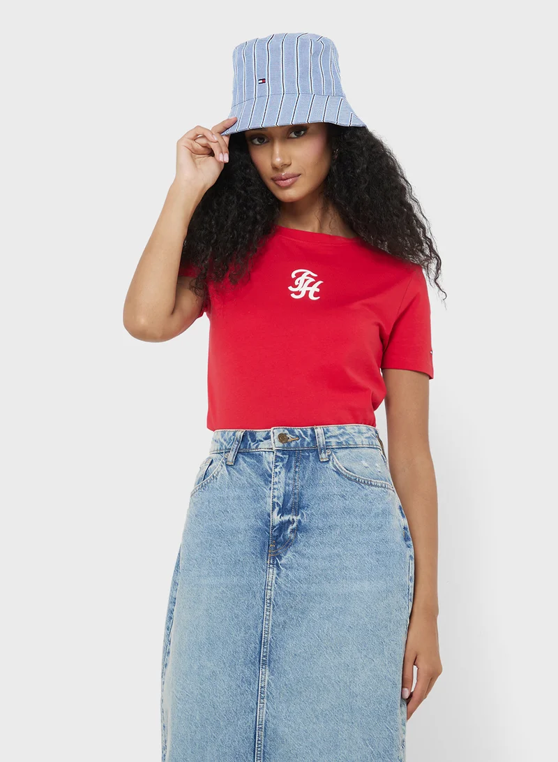TOMMY HILFIGER Crew Neck Logo T-Shirt