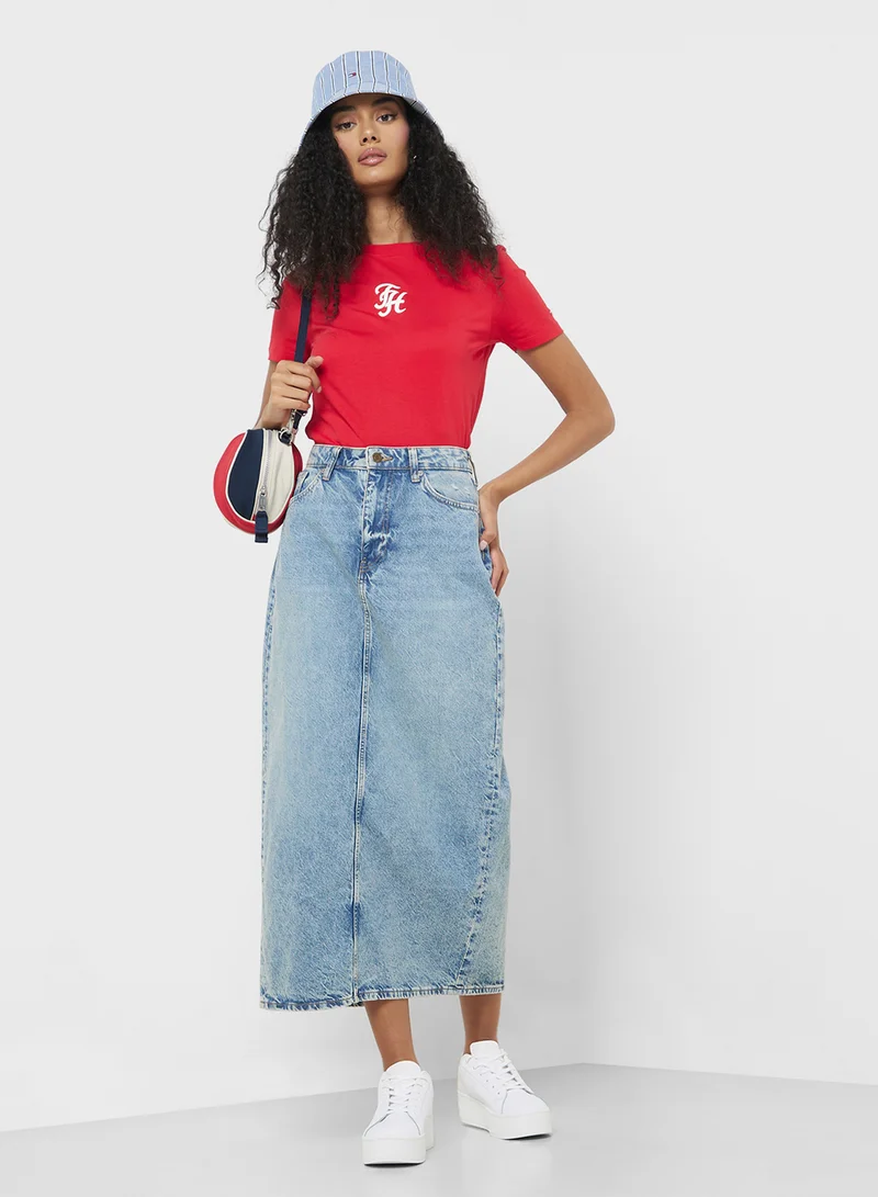 TOMMY HILFIGER Crew Neck Logo T-Shirt