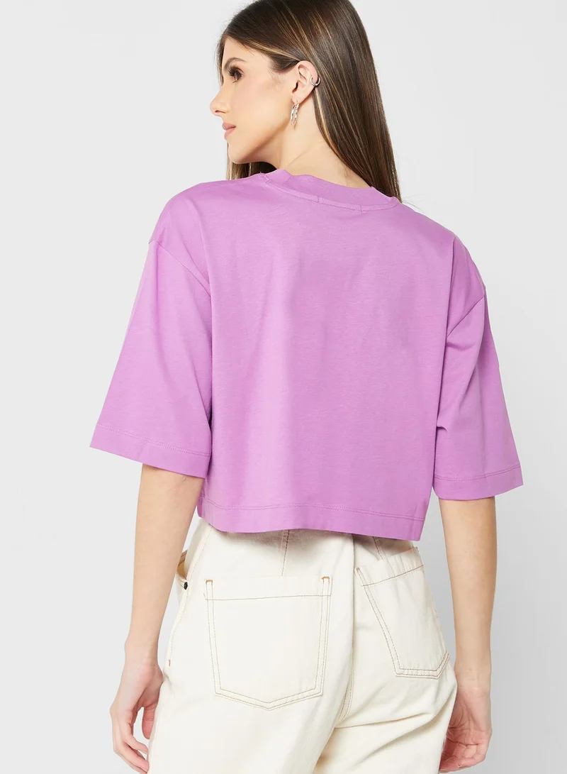Calvin Klein Jeans Monogram Crop T-Shirt