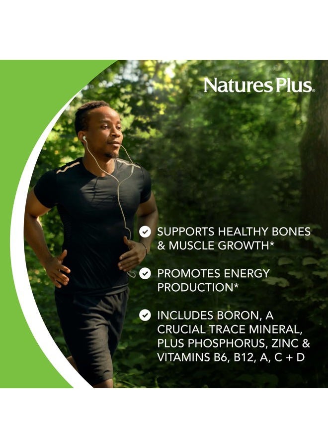 Nature's Plus ناتشرز بلس باور للعظام مع البورون - 1000 ملغ كالسيوم، 180 كبسولة لينة - مكمل دعم العظام والمفاصل، كالسيوم سائل لأقصى امتصاص - خالي من الحليب، خالي من الجلوتين - 45 حصة - Image 4