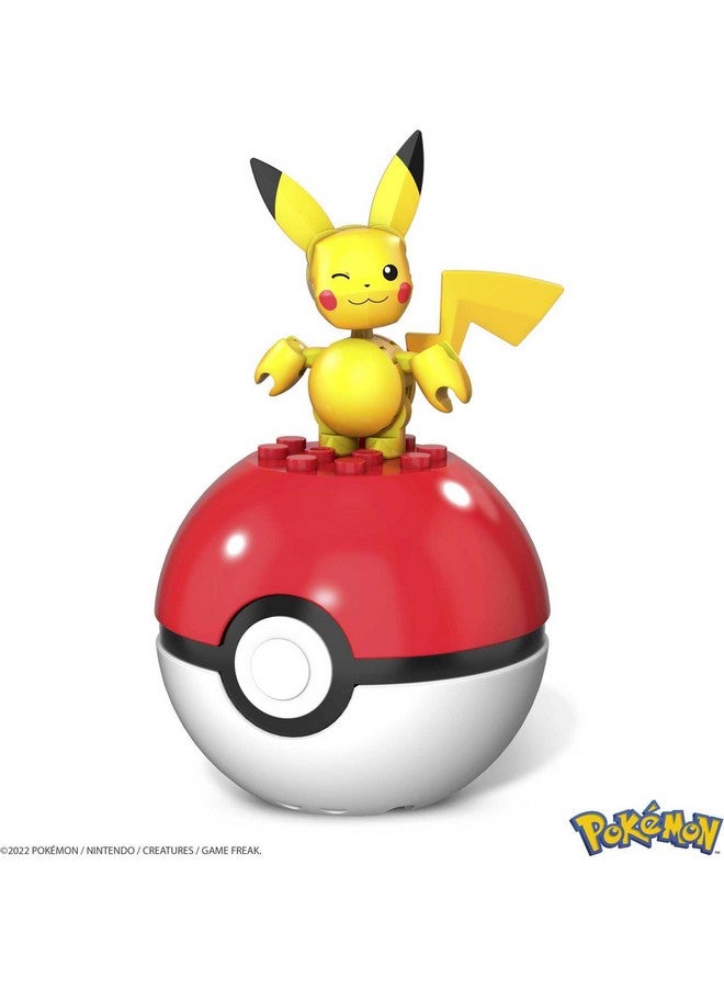 Mega Brands مجموعة بناء ميغا كونستركس بوكيمون بيكاتشو، ألعاب بناء للأطفال (GVK60) - Image 5