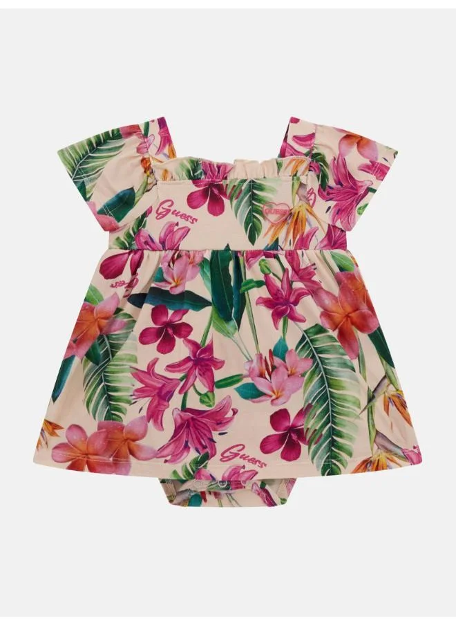 جس Kids Printed Dress Bodysuit