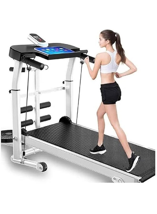 NKX 3 in 1 Folding Treadmill 150KG Load Capacity Ultra Quiet Home Fitness Equipment with Running Twisting and Sit Up Functions - Image 2