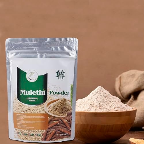 SVATV Licorice Powder | Pure Glycyrrhiza glabra | Mulethi | Yashtimadhu - Size - 227 Grams Half Pound - Image 4