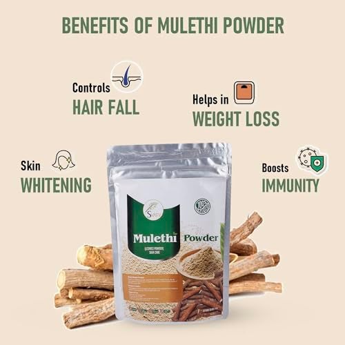 SVATV Licorice Powder | Pure Glycyrrhiza glabra | Mulethi | Yashtimadhu - Size - 227 Grams Half Pound - Image 5