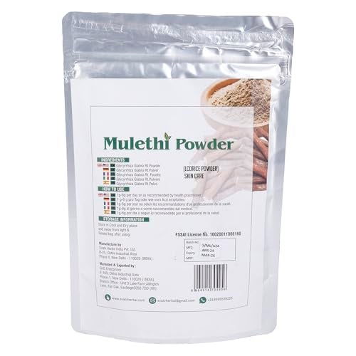 SVATV Licorice Powder | Pure Glycyrrhiza glabra | Mulethi | Yashtimadhu - Size - 227 Grams Half Pound - Image 3