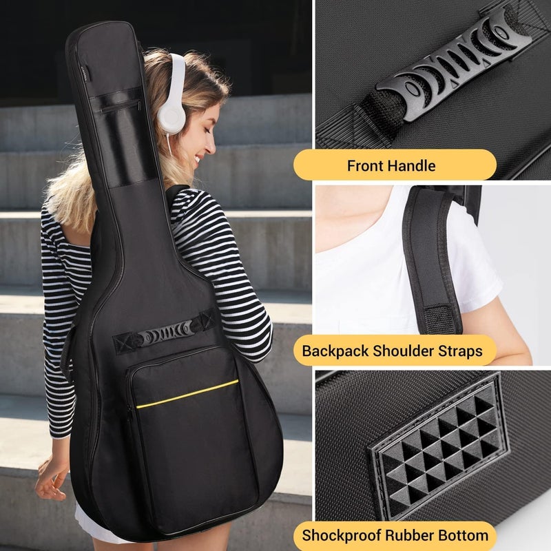 Megarya Acoustic Guitar Bag Waterproof Guitar Case 40-41 Inch Gig Bag - Image 4