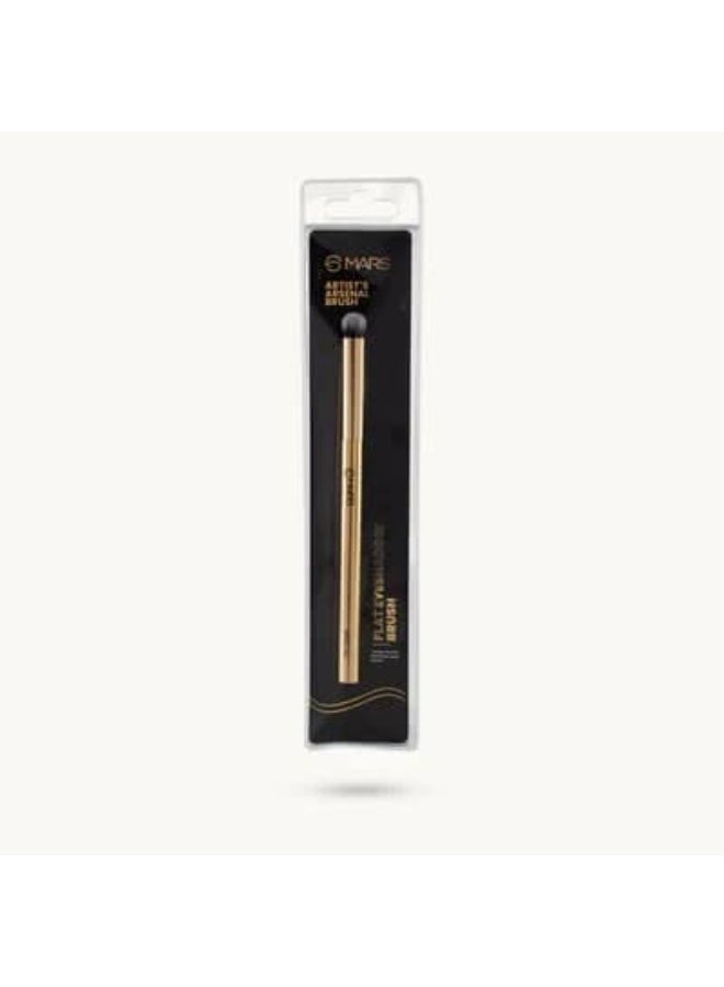 MARS Artist's Arsenal Professional Flat Eyeshadow Makeup Brush | Feather Soft Touch | Precise Synthetic Bristle | Perfect for Eyeshadow | Luxe Packaging Makeup Brush (Golden) - Image 5