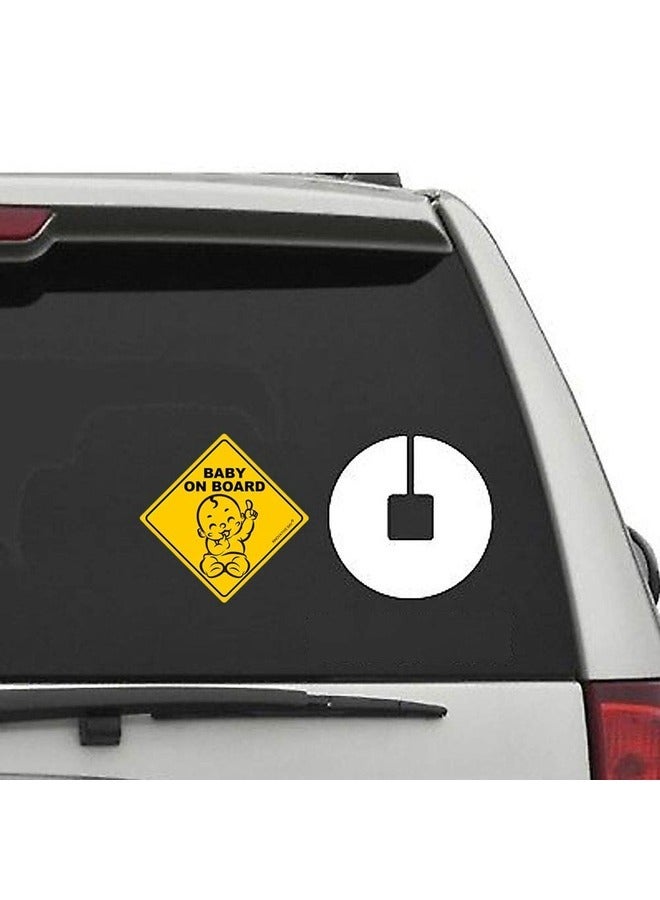 عباسلي ملصق الطفل على متن السيارة - Image 2