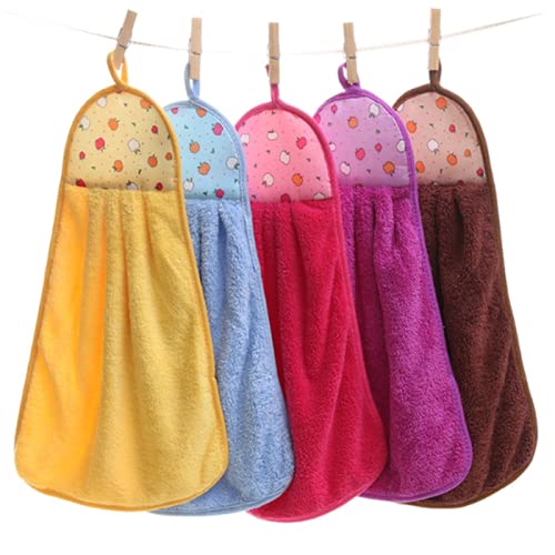 MORADO® Super Absorbent Microfiber Loop Hanging Hand Kitchen Towel Napkin with Ties (42x30 Cms, Pack of 12) - Image 4