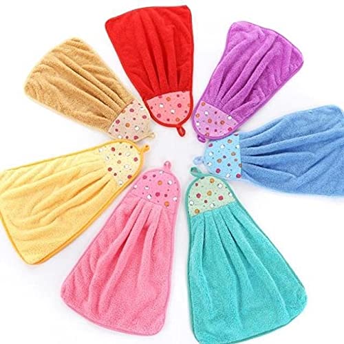 MORADO® Super Absorbent Microfiber Loop Hanging Hand Kitchen Towel Napkin with Ties (42x30 Cms, Pack of 12) - Image 5
