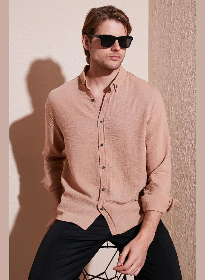 Buratti Buratti Regular Fit Long Sleeve Button-Down Collar Shirt Men's SHIRT CF25S116777