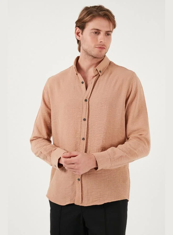 Buratti Buratti Regular Fit Long Sleeve Button-Down Collar Shirt Men's SHIRT CF25S116777