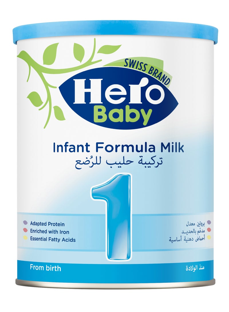 Hero Baby Infant Formula Milk 1 From Birth  400 gm 