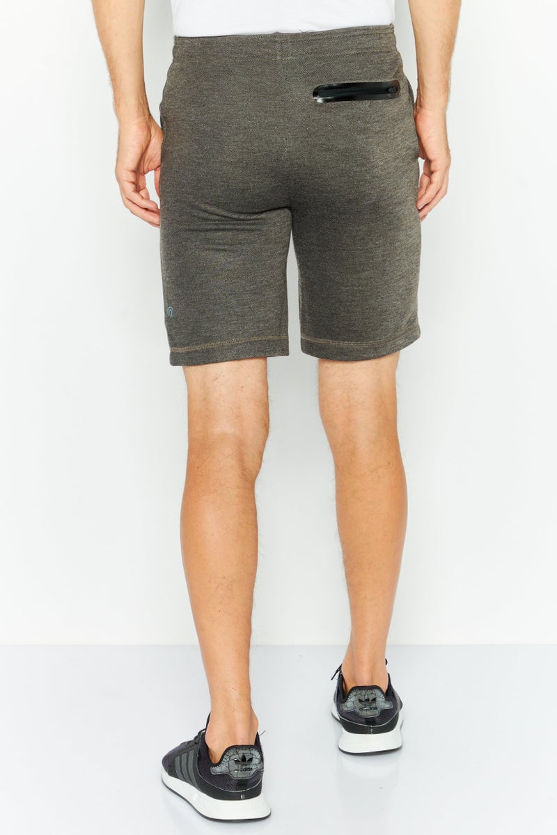 Champion Men Sportswear Fit Solid Outdoor Shorts, Stone Brown  - Image 4