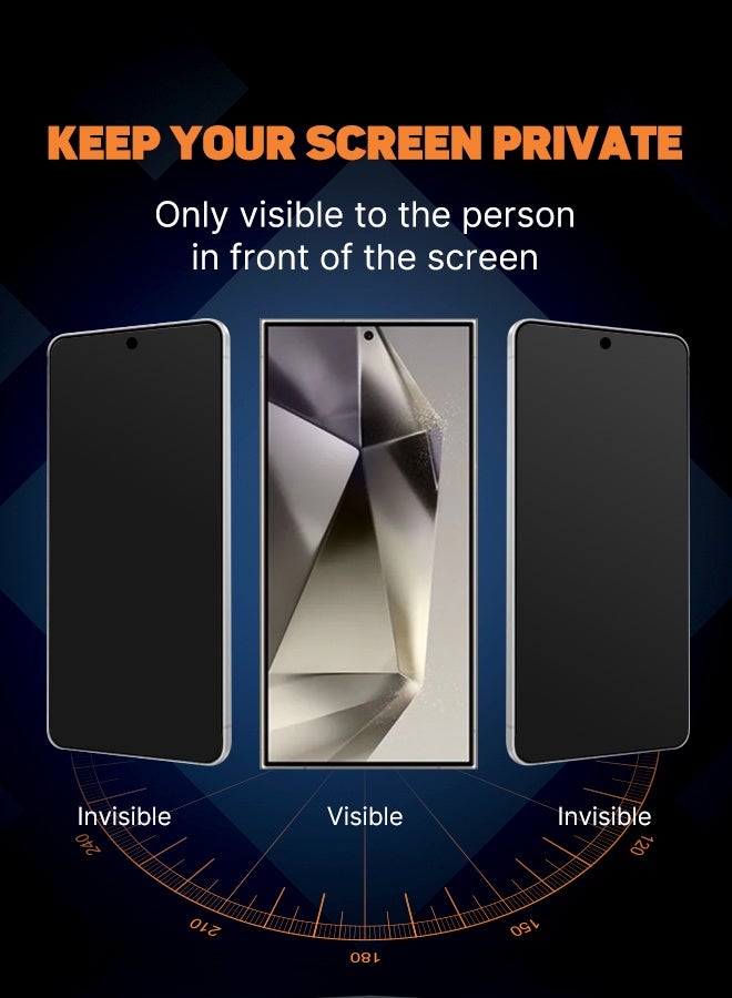 FITIT حماية شاشة زجاجية مقسّاة لهاتف سامسونج S25 ألترا – فلتر خصوصية، حماية من السقوط، وضوح عالي – fitit - Image 5