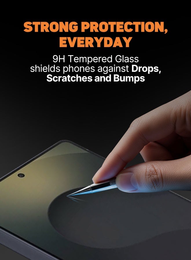 FITIT حماية شاشة زجاجية مقسّاة لهاتف سامسونج S25 ألترا – فلتر خصوصية، حماية من السقوط، وضوح عالي – fitit - Image 4