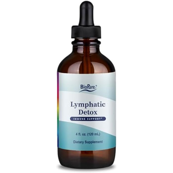 BioPure Lymphatic Detox – Herbal Support for Lymph Flow, Circulation, Immune Defense & Natural Cleansing – Organic Plant-Based Formula for Hydration, Balance & Well-Being – 4 fl. oz. - Image 1