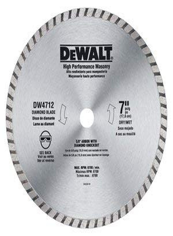 DEWALT 7-Inch Circular Saw Blade, Diamond Masonry, 3-Pack (DW4712B3)