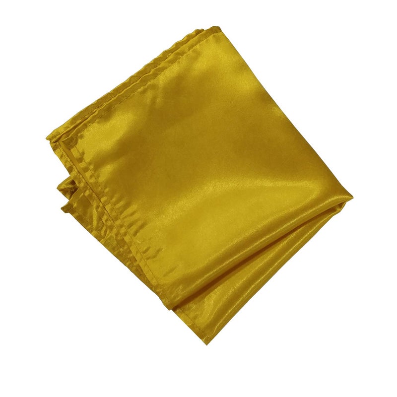Satin Solid Pocket Square for Men [11 x 11 inches ]