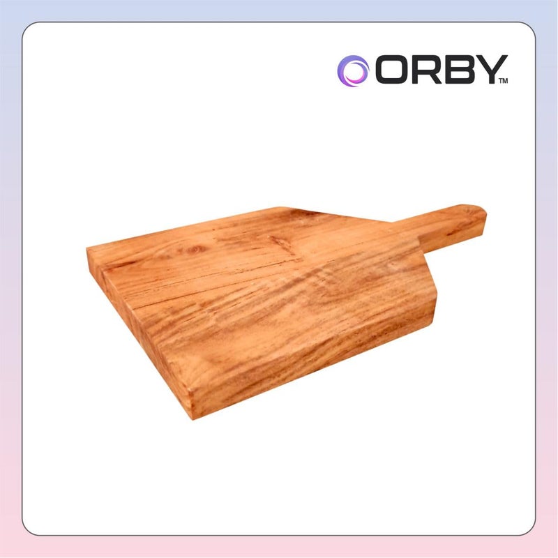 ORBY Natural Acacia Wood Chopping Serving Board EcoFriendly Handcrafted Kitchen Board for Vegetables Fruits Cheese 35cm x 205cm - Image 2