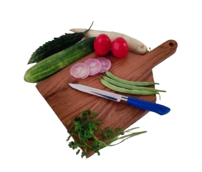 ORBY Natural Acacia Wood Chopping Serving Board EcoFriendly Handcrafted Kitchen Board for Vegetables Fruits Cheese 35cm x 205cm - Image 3