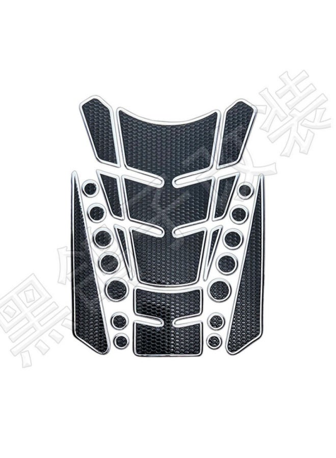 For KTM Suzuki Honda Yamaha Motorcycle Stereo Waterproof Fuel Tank Sticker Decorative Fuel Tank Fishbone Decal-Colour:Pink Waterproof And Anti-slip-Size:Default Item - Image 1