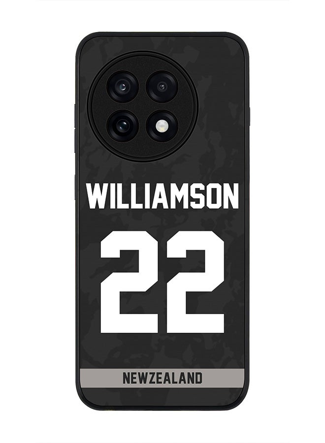 Stylizedd For OnePlus 13R / Ace 5 Pro Case,Slim fit Camera Protection, Shockproof Thin Phone cover  - New Zealand Kane Williamson, Jersey No 22