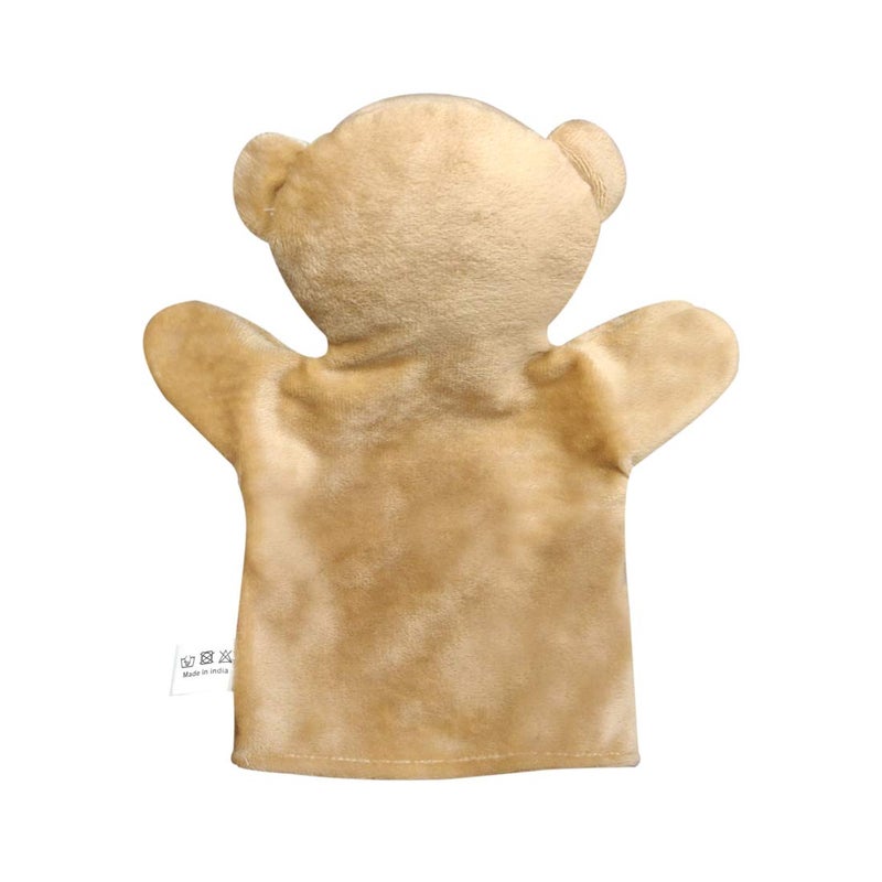 Ultra 9 inch Teddy with Long Sleeve Hand Puppet Soft Premium Plush Toy for Kids in Brown | Perfect for Snuggling & Playtime | Animal | Birthday Gift | Anniversary | Christmas | Diwali | Home Décor - Image 2