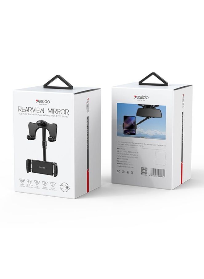 Yesido C196 car rear view mirror using phone holder for suitable different kinds of car using - Image 3