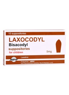 LAXOCODYL Suppositories For Children 10'S 