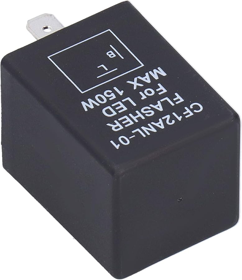 CF12 LED Flasher Relay 2 Pin ABS Housing Electronic Turn Signal Light for Cars Motorcycles - Image 4