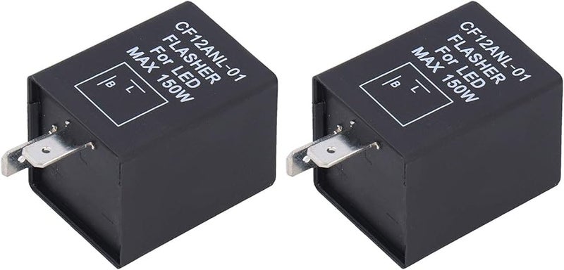 CF12 LED Flasher Relay 2 Pin ABS Housing Electronic Turn Signal Light for Cars Motorcycles - Image 5