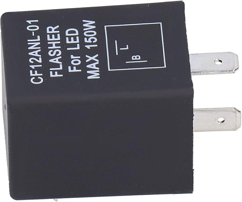 CF12 LED Flasher Relay 2 Pin ABS Housing Electronic Turn Signal Light for Cars Motorcycles - Image 3