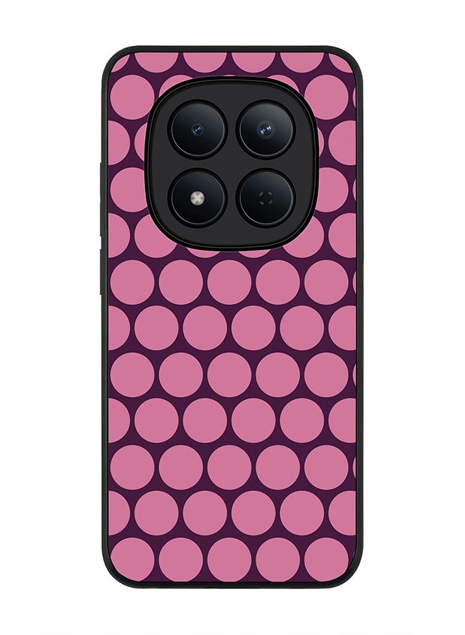 For Xiaomi Redmi Note 15 Pro 5G Case,Slim fit Camera Protection, Shockproof Thin Phone cover  - Purple Honeycombs