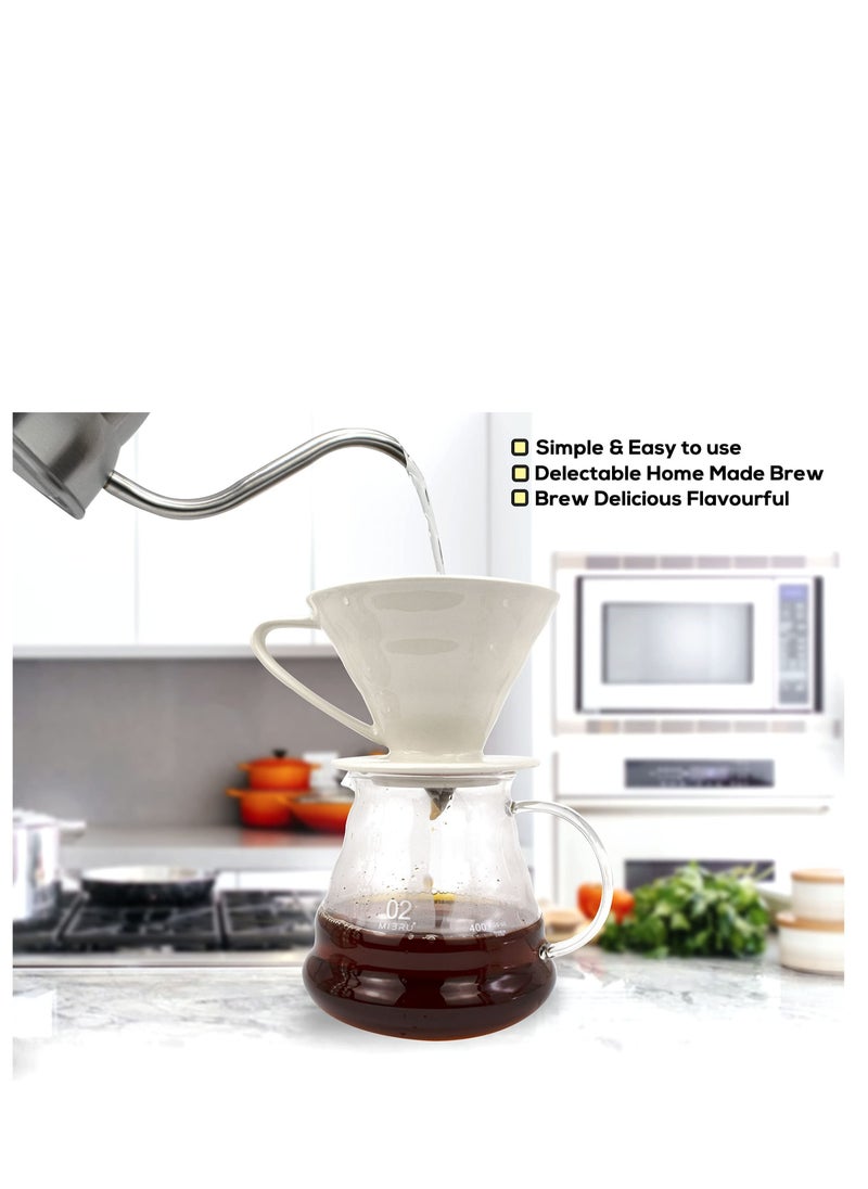 PRIMO PLUS - Coffee Maker Set, 9 PCS Coffee Accessories Tools with Portable Carry Case Barista Drip Coffee Kit for v60 - Image 1