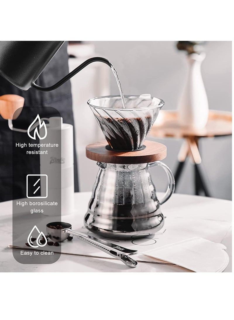 PRIMO PLUS - Coffee Maker Set, 9 PCS Coffee Accessories Tools with Portable Carry Case Barista Drip Coffee Kit for v60 - Image 1