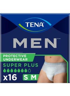 Tena Tena Incontinence Underwear for Men, Protective, Medium/Large, 16 Count 