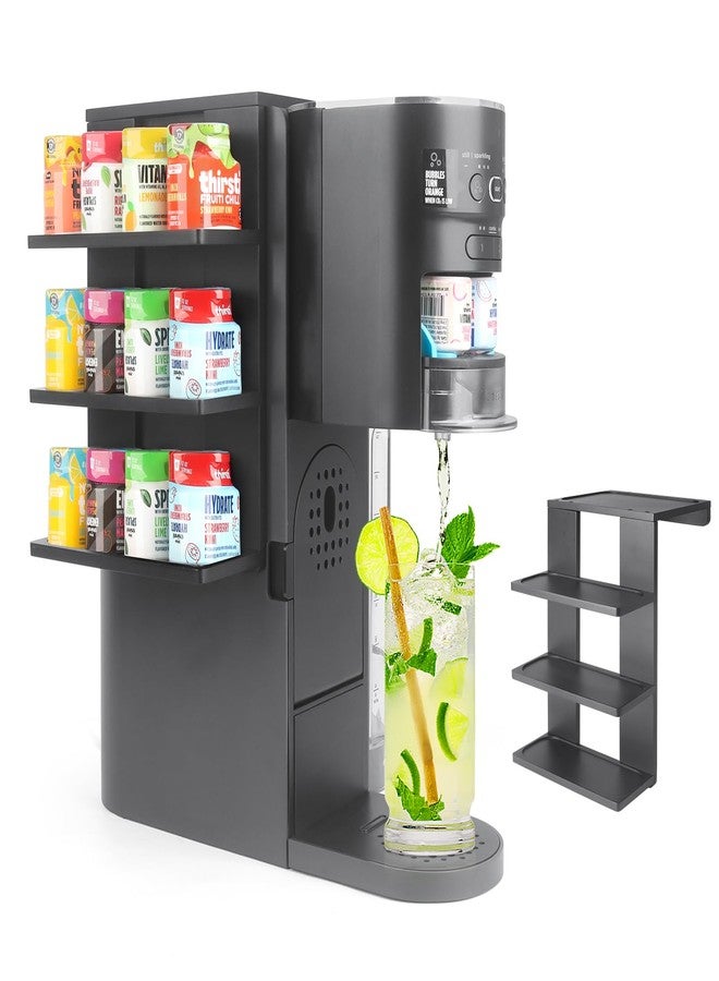 JAYOBGO Flavor Pod Holder for Ninja Thirsti WC1001 Soda Maker, 12-Pod Capacity Wooden Organizer Rack, Countertop Storage Station & Custom Accessory for Thirsti Drink System (Holder Only) - Image 1