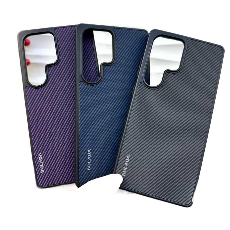 MagSafe Case | Purple | Strong Magnetic | Carbon Fiber Texture | Cover for Samsung S26 Ultra / Samsung S26 - Image 3