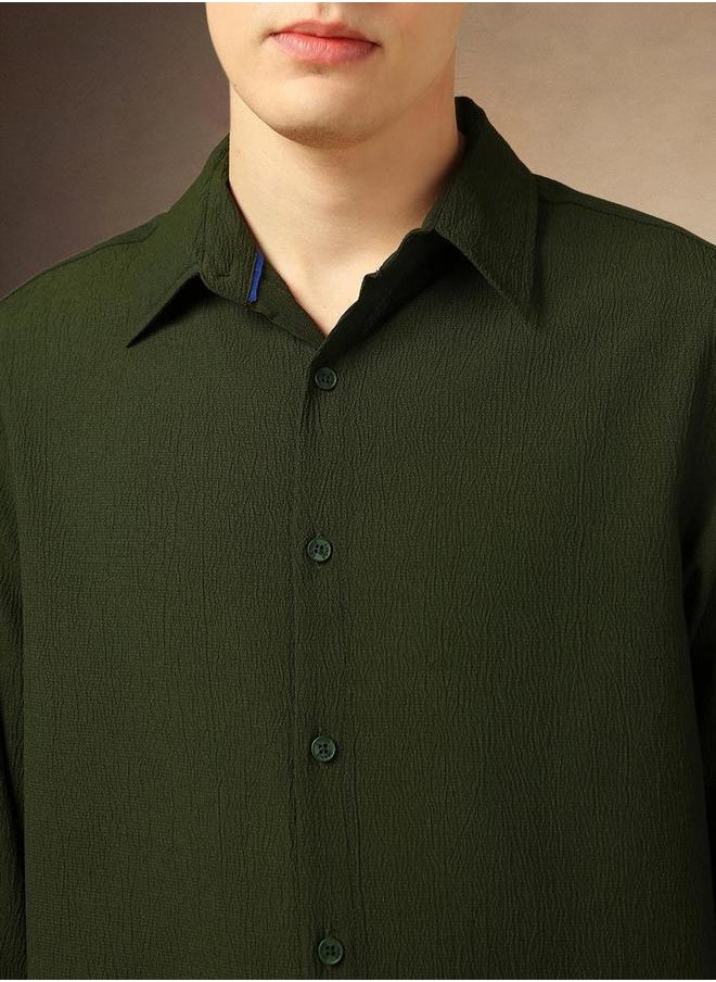 Dennis Lingo Plain Long Sleeve Button Down Shirt by Styli  - Image 2
