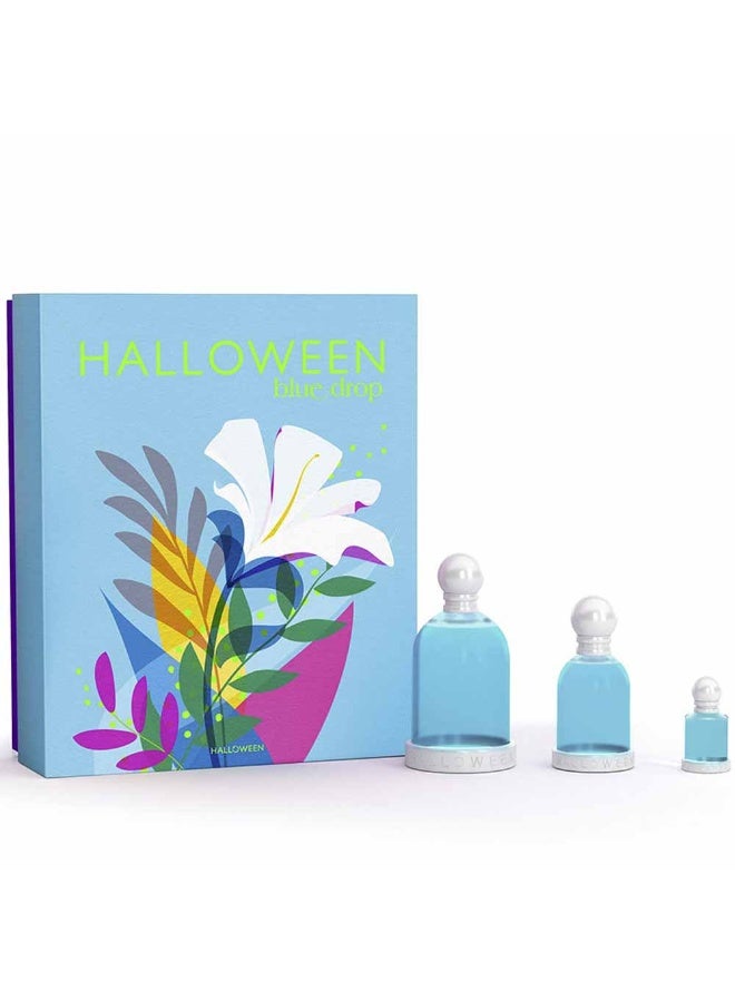 Jesus Del Pozo Halloween Blue Drop For Women Set Edt 100ml + Edt 30ml + Edt 4.5ml - Image 2