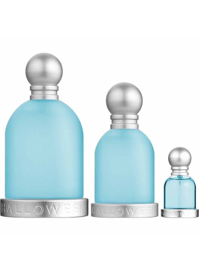 Jesus Del Pozo Halloween Blue Drop For Women Set Edt 100ml + Edt 30ml + Edt 4.5ml - Image 1