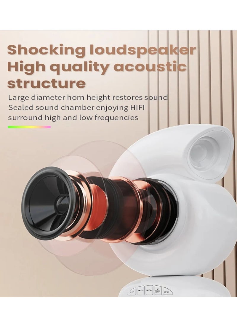 Wireless Microphone karaoke machine portable singing party speaker system Colorful Music Bluetooth Speaker Subwoofer Song All-in-One Machine audio 1800 mah battery - Image 5