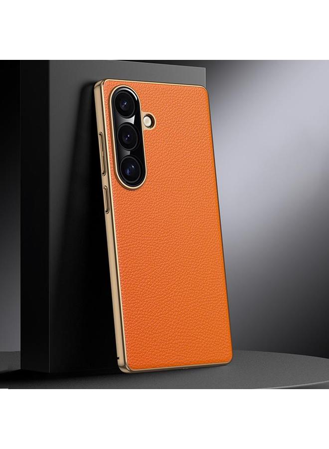 اس-توب جراب لهاتف Samsung Galaxy S25 5G مصنوع من الجلد الأصلي - Image 1