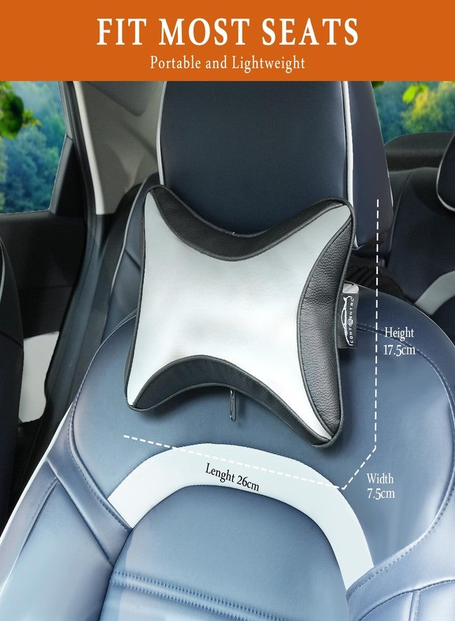 CONTINENTAL “Butterfly Car Neck Rest Pillow” - Built with Soft Cotton Poly Fibre and Premium Fabric,Car Seat Neck Rest Cushions for Comfortable Rides (Pack of 2). - Image 5