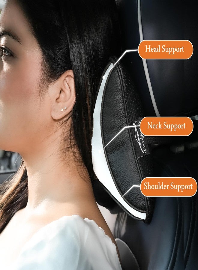 CONTINENTAL “Butterfly Car Neck Rest Pillow” - Built with Soft Cotton Poly Fibre and Premium Fabric,Car Seat Neck Rest Cushions for Comfortable Rides (Pack of 2). - Image 3