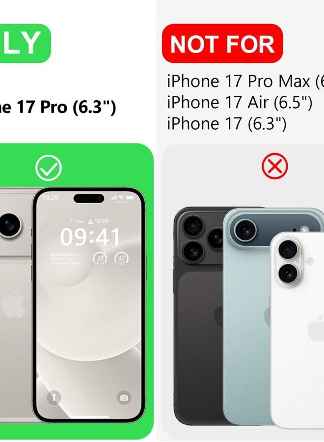 LOVE 3000 حافظة هاتف سيليكون مغناطيسية متوافقة مع i17 Pro (برتقالي ساطع) - Image 4
